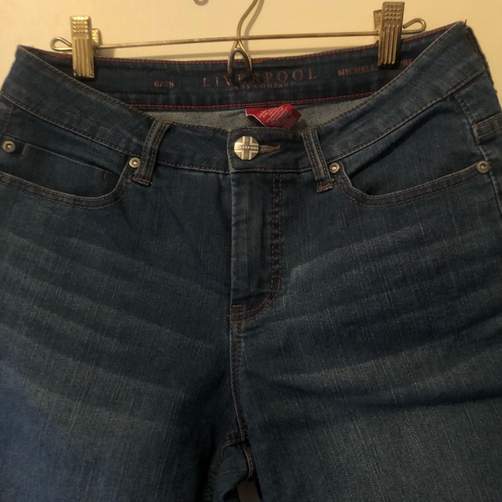 Liverpool cropped jeans